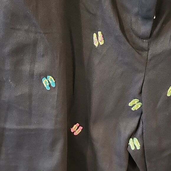 Cute Harve' Benard crop flip flop pants Size 14 - Picture 2 of 4